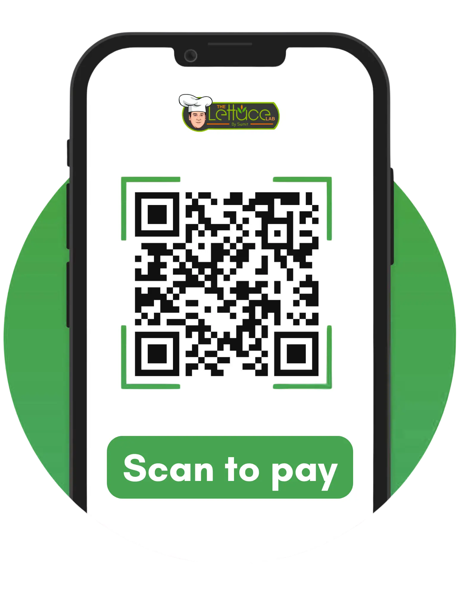 Phone Mockup with QR Code